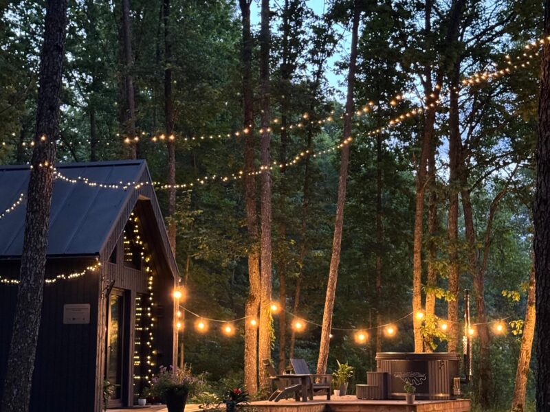 Mājīgs atpūtas namiņš mežā pie Iecavas upes “Mazā zīle”